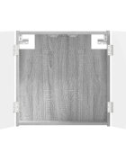 vidaXL Darts szekrény BREDA Szürke Sonoma 525 x 105 x 535 cm