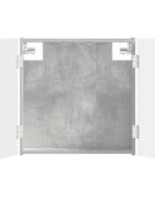 vidaXL Darts szekrény EDE Betonszürke 525 x 105 x 535 cm Szerelt Fa