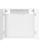 vidaXL Darts szekrény Fehér 56 x 12 x 535 cm Szerelt Fa