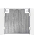 vidaXL Darts szekrény HOORN Szürke Sonoma 525 x 105 x 535 cm