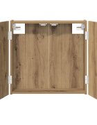 vidaXL Darts szekrény Kézműves Tölgy 56 x 12 x 535 cm Szerelt Fa