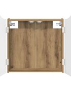 vidaXL Darts szekrény Kézműves Tölgy 56 x 12 x 63 cm Szerelt Fa