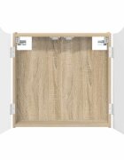 vidaXL Darts szekrény Sonoma Tölgy 56 x 12 x 63 cm Szerelt Fa