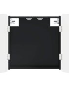 vidaXL Darts szekrény ZWOLLE Fekete 525 x 105 x 575 cm Szerelt Fa