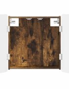 vidaXL Darts szekrény ZWOLLE Füstös Tölgy 525 x 105 x 575 cm