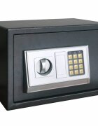 vidaXL Digitális Széf zárral Sötétszürke 35 x 25 x 25 cm Acél