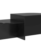vidaXL Dohányzóasztal Fekete 100 x 50 x 40 cm Szerelt Fa