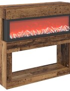 vidaXL Elektromos kandalló Antik Fa 102 x 30 x 94 cm Szerelt fa