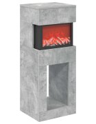 vidaXL Elektromos kandalló Beton 35 x 30 x 86 cm Szerelt fa