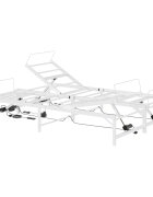 vidaXL Elektromosan Állítható Ágykeret Fehér 137 x 190 cm Acél