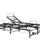 vidaXL Elektromosan Állítható Ágykeret Fekete 120 x 200 cm Acél