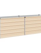 vidaXL Emelt kert ágyás Ívó 163 x 40 x 55 cm Horganyzott Acél