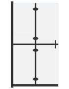 vidaXL ESG tejüveg összecsukható zuhanyfal 110 x 190 cm
