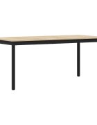vidaXL Étkezőasztalok 180 x 90 x 75 cm Szerelt Fa Négyszögletes
