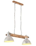 vidaXL ezüstszínű ipari függőlámpa 25 W 109 cm E27