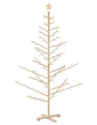 vidaXL Fából készült Karácsonyfa KOTKA 180 cm Bambusz és tömör fenyőfa
