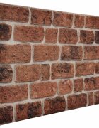 vidaXL Fali panelek 10 db 100 x 50 cm Barna Tégla EPS Hab