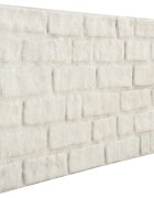 vidaXL Fali panelek 10 db 100 x 50 cm Fehér EPS Hab