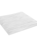 vidaXL Fali panelek 24 db 50 x 50 cm FehĂ©r kĹ‘ XPS Hab