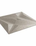 vidaXL Fali panelek 48 db 50 x 50 cm Csillag Beton XPS Hab