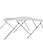 vidaXL fehér háromágú bimini tető 183 x 160 x 137 cm