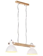 vidaXL fehér ipari függőlámpa 25 W 109 cm E27
