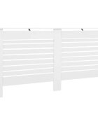 vidaXL fehér MDF radiátorburkolat 172 x 19 x 815 cm