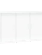 vidaXL fehér szerelt fa akváriumi állvány 101 x 41 x 58 cm