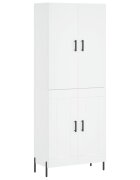 vidaXL fehér szerelt fa magasszekrény 695 x 34 x 180 cm