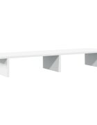 vidaXL fehér szerelt fa monitorállvány 100 x 27 x 15 cm