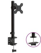 vidaXL fekete acél monitorállvány VESA 75/100 mm