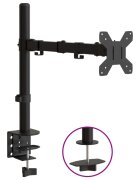 vidaXL fekete acél monitorállvány VESA 75/100 mm