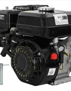 vidaXL Fekete benzinmotor 65 LE 48 kW