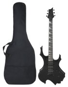 vidaXL fekete elektromos gitĂˇr kezdĹ‘knek tokkal 4/4 39"