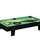 vidaXL fekete és zöld mini biliárdasztal 92 x 52 x 19 cm