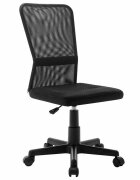vidaXL fekete hálószövetű irodaszék 44 x 52 x 100 cm