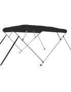 vidaXL fekete négyágú bimini tető 243 x 180 x 137 cm