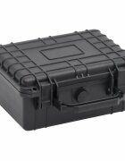 vidaXL fekete PP hordozható repülős tok 24 x 19 x 11 cm