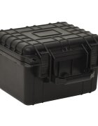 vidaXL fekete PP hordozható repülős tok 27x25x18 cm