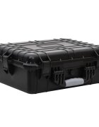 vidaXL fekete PP hordozható repülős tok 52x40x19 cm