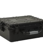 vidaXL fekete PP hordozható repülős tok 55 x 43 x 21 cm