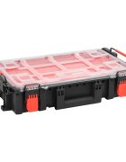 vidaXL fekete PP hordozható repülős tok 555 x 345 x 135 cm