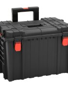 vidaXL fekete PP hordozható repülős tok 565 x 455 x 48 cm