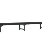 vidaXL fekete szerelt fa monitorĂˇllvĂˇny 105 x 23 x 155 cm