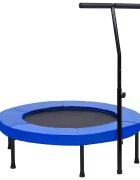 vidaXL fitnesz trambulin kapaszkodóval és biztonsági párnázással 102 cm