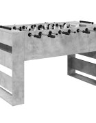 vidaXL Foci Asztal Beton Szürke 1465 x 74 x 85 cm Szerelt Fa