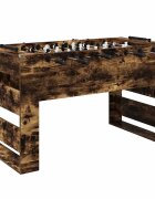 vidaXL Foci Asztal Füstölt Tölgy 1465 x 74 x 85 cm Szerelt Fa