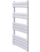 vidaXL Fürdőszobai egyenes törölközőradiátor központi fűtéssel 600 x 1200 mm