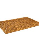 vidaXL Fürdőszobai szőnyegek Természetes 105 x 160 cm Tömör Akácfa