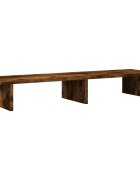 vidaXL füstös tölgy színű szerelt fa monitorállvány 100 x 27 x 15 cm